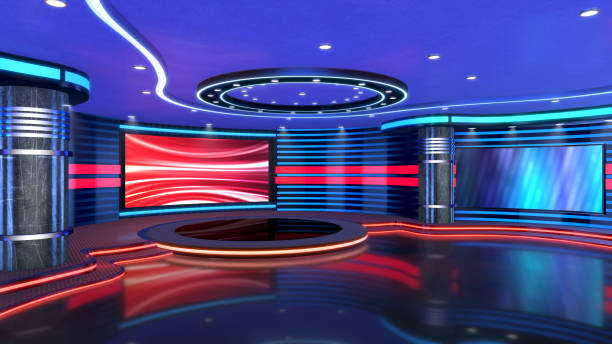 990 Tv Studio Background Stock Photos Pictures Royalty Free Images Istock