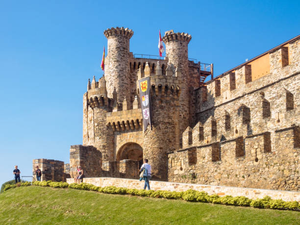 Templar Castle - Ponferrada stock photo