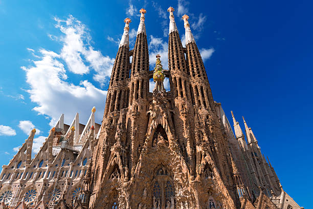 Temple Expiatori de la Sagrada Familia - Barcelona Spain stock photo