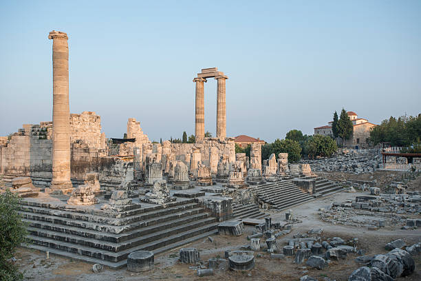 Temple of Apollo stock photo