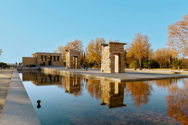 Temple of Debod - Madrid -Spain - Stock Photos stock photo