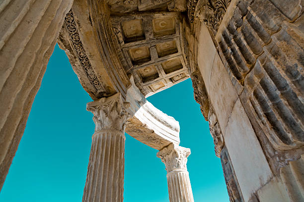 Temple of Tyche stock photo