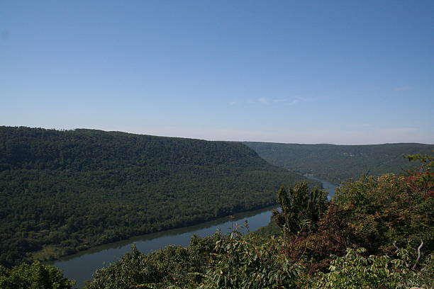 Tennessee River Gorge - Chattanooga, TN stock photo