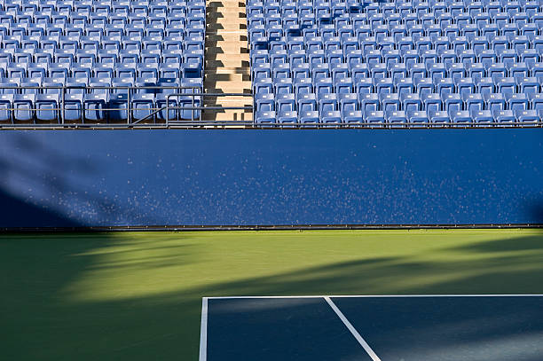 Tennis court stock photo