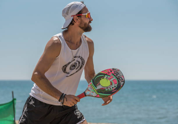 tênis na praia - beach tennis - fotografias e filmes do acervo