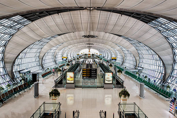 C Terminal, Suvarnabhumi International Airport Bangkok, Thailand stock photo