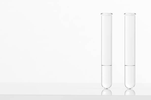 test tube 3d rendering of test tube laboratory glassware stock pictures, royalty-free photos & images