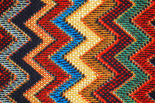 Texture of  fabric with  traditional Mexican pattern Texture of  fabric with  traditional Mexican pattern macro. A tissue sample african culture stock pictures, royalty-free photos & images