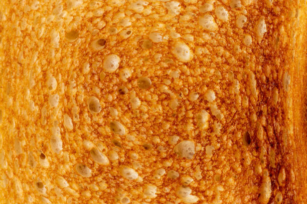 Texture of fresh toasted bread toast stock photo