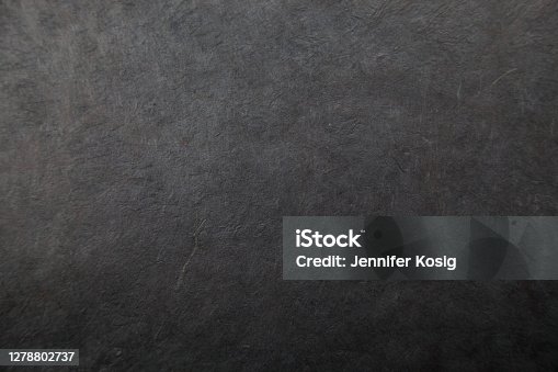 istock Textured black paper background, horizontal 1278802737