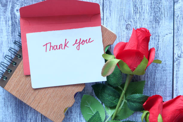 279 Thank You Message With Red Roses Stock Photos, Pictures & Royalty-Free  Images - iStock