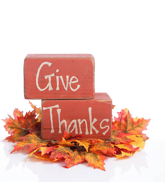 Thanksgiving Theme Give Thanks stock photo