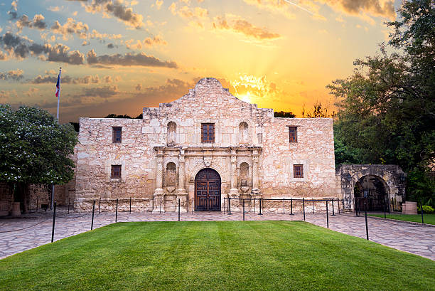The Alamo, San Antonio, TX stock photo