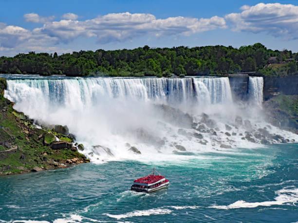 The American Falls at Niagara Falls The American Falls at Niagara Falls niagara falls stock pictures, royalty-free photos & images