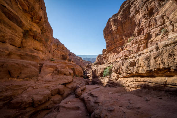 The ancient city of Petra, Jordan stock photo