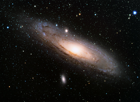 The Andromeda Galaxy (M31) taken with a 71/347mm telescope. 