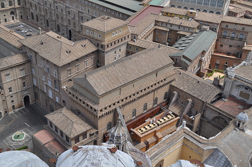 The Apostolic Palace in Vatican City, Italy.