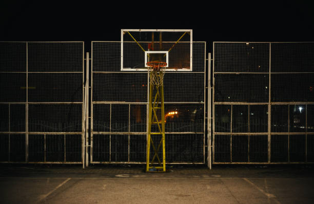 The Basketball Court stock photo