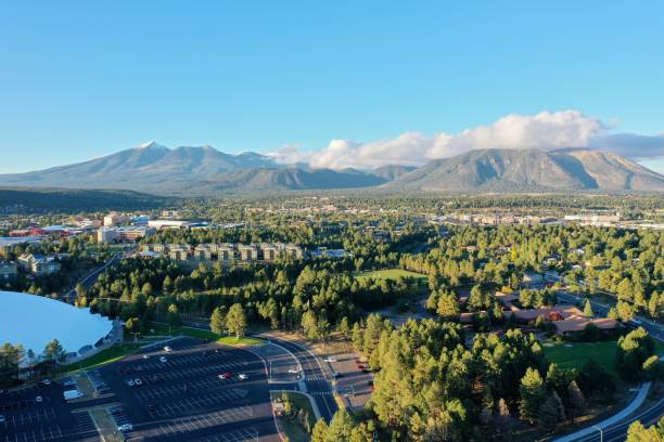 The beauty of Flagstaff Mountain in summer All about Flagstaff mountain and Northern Arizona University life flagstaff arizona stock pictures, royalty-free photos & images