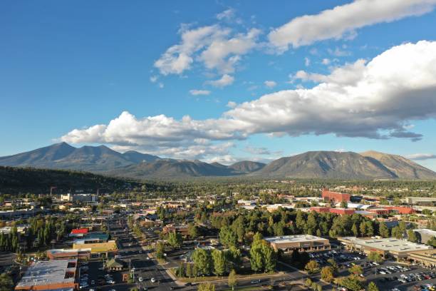 The beauty of Flagstaff Mountain in summer All about Flagstaff mountain and Northern Arizona University life flagstaff arizona stock pictures, royalty-free photos & images