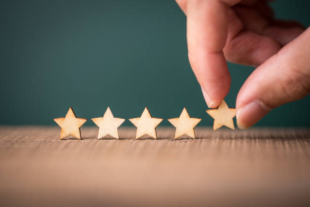 The best excellent business services rating customer experience concept stock photo