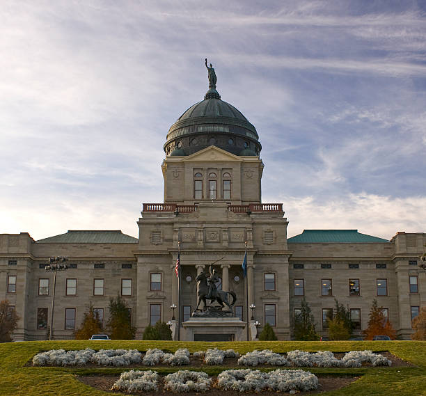 The Capitol Building in Montana State stock photo
