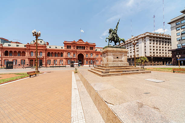 la casa rosada - argentina palacio do govern imagens e fotografias de stock