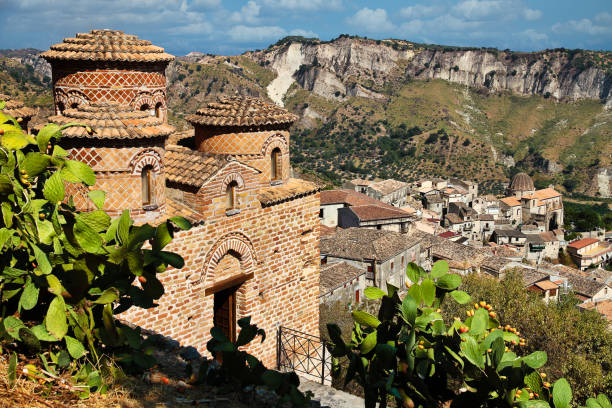 The Cattolica di Stilo is a Byzantine church in the comune of Stilo in southern Italy stock photo