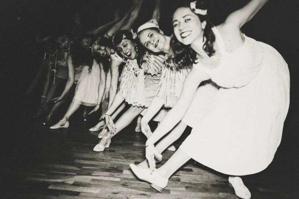 The Charleston Dance Group. stock photo