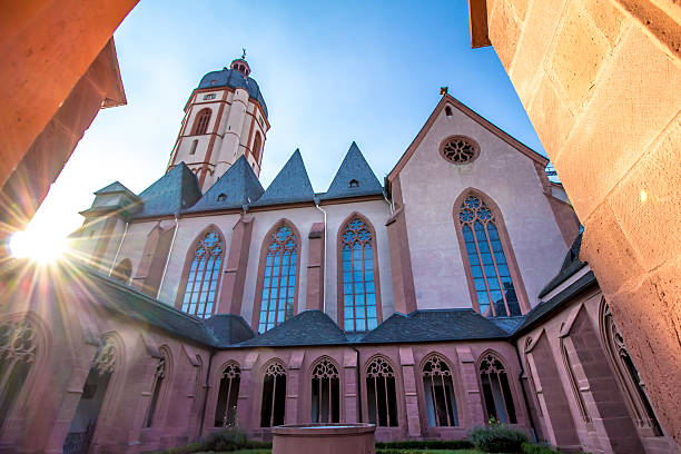 kościół św stephan w moguncji, niemcy - sainz zdjęcia i obrazy z banku zdjęć