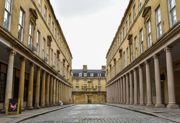 The city of Bath, England, is a UNESCO World Heritage site stock photo