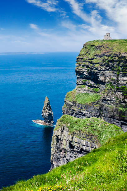 The Cliffs of Moher in County Clare, Ireland. The Cliffs of Moher in County Clare, Ireland. cliffs of moher stock pictures, royalty-free photos & images