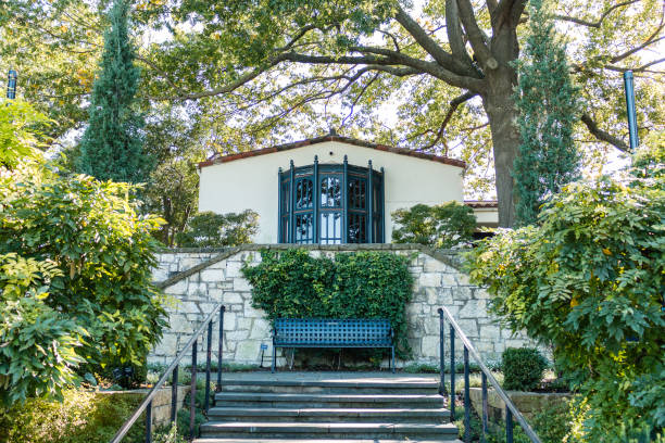 The Dallas Arboretum and Botanical Garden Architecture arboretum stock pictures, royalty-free photos & images