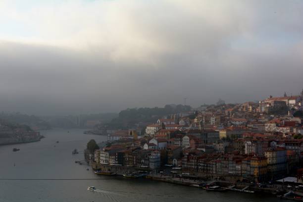 The Douro riverbanks in Porto stock photo