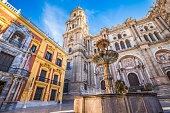istock The facade of Malaga Cathedral 1088138062