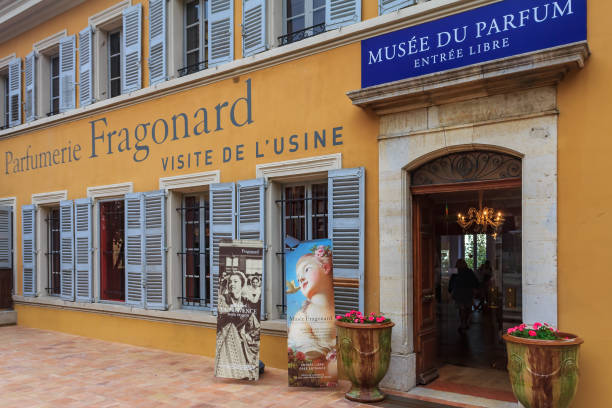 The famous ancient Fragonard perfumery museum in Grasse France the world perfume capital stock photo