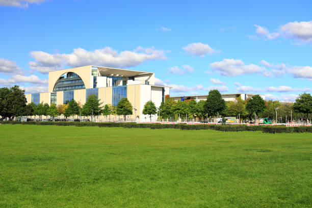 The Federal Chancellery in Berlin. Germany, Europe. stock photo