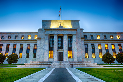 The Federal Reserve Building In Washington Dc Usa Stock Photo - Download  Image Now - iStock