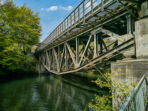 The Fish belly bridge in Wuppertal-Beyenburg is a huge cultural monument that reminds of the industrial origins of the city.