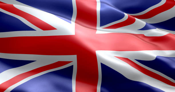 die flagge von england - englische flagge stock-fotos und bilder