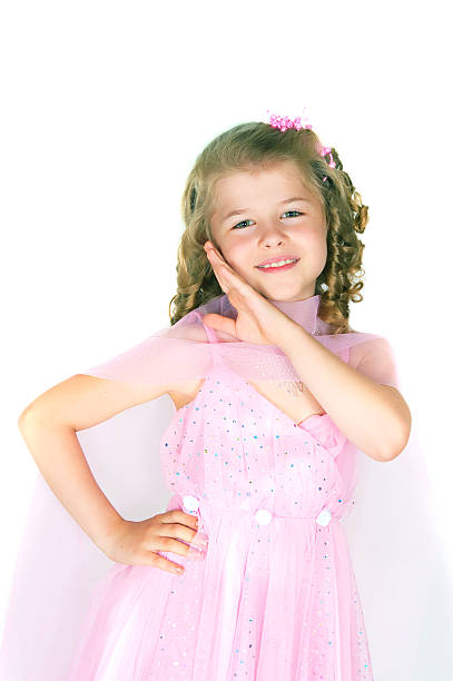 The girl in a pink dress The image of the girl in a pink dress beauty pageant stock pictures, royalty-free photos & images