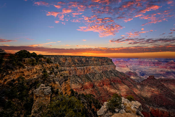 The Grand Canyon Arizona Canyon National Park south rim stock pictures, royalty-free photos & images