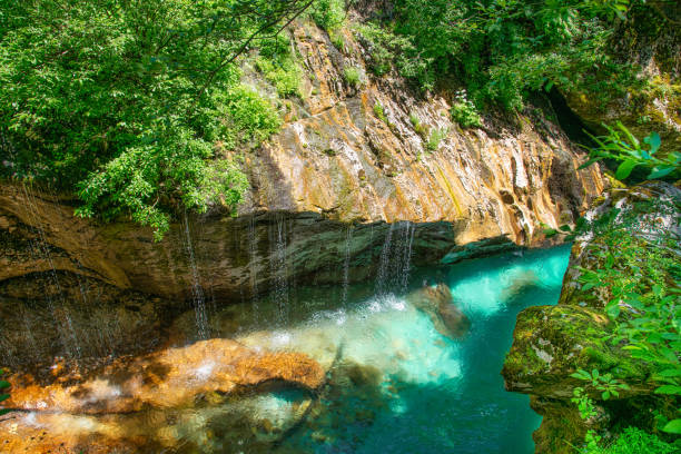 The Great Soča Gorge stock photo