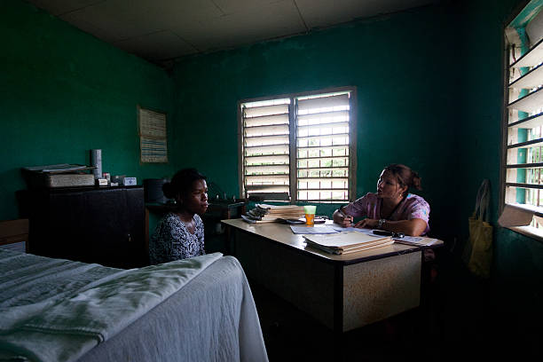 The maternal health clinic stock photo