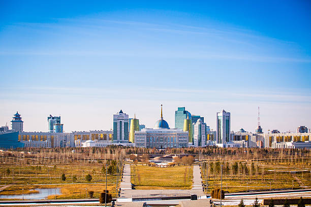 The metropolitan city of Astana The city of Astana, capital of Kazakhstan kazakhstan stock pictures, royalty-free photos & images