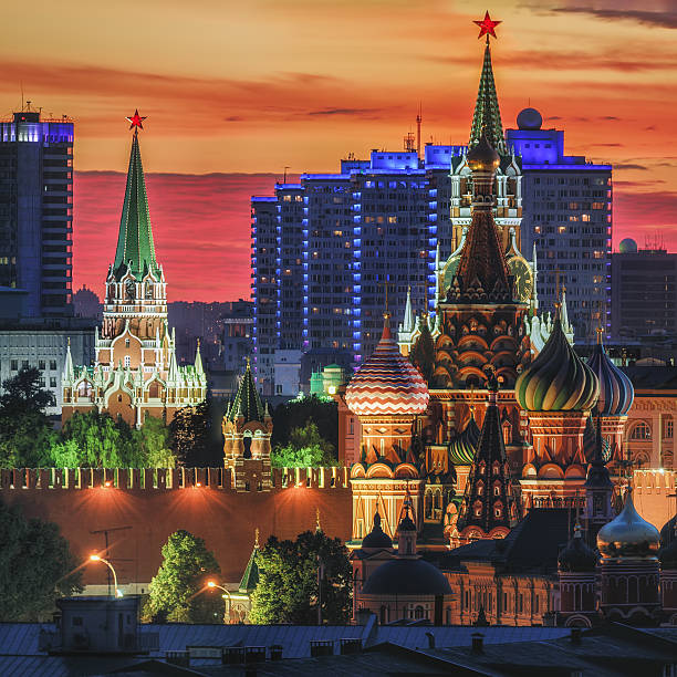 The Moscow Kremlin stock photo