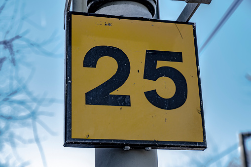 The Number 25 Stock Photo - Download Image Now - iStock
