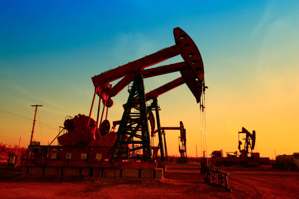 The oil pump, industrial equipment The oil pump, industrial equipment oil industry stock pictures, royalty-free photos & images