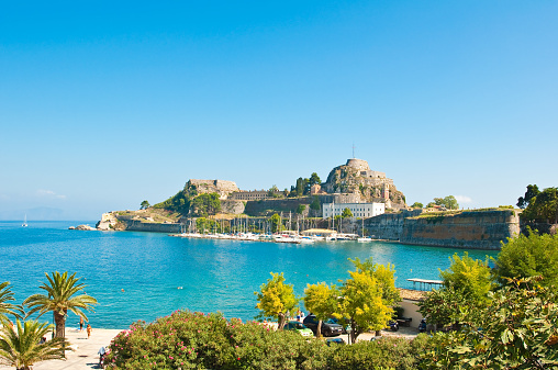 Whole Castle View of Old Fortress of Corfu