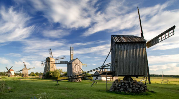 The old mill. The old mill. Saaremaa. estonia stock pictures, royalty-free photos & images